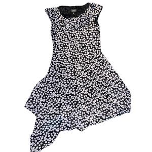 Black and white polka dot dress